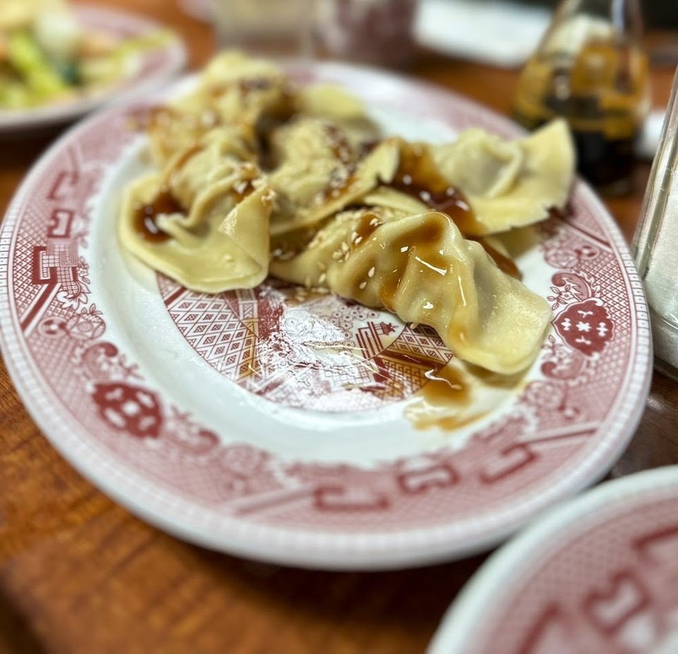 Boiled Dumplings with Soy Sauce
